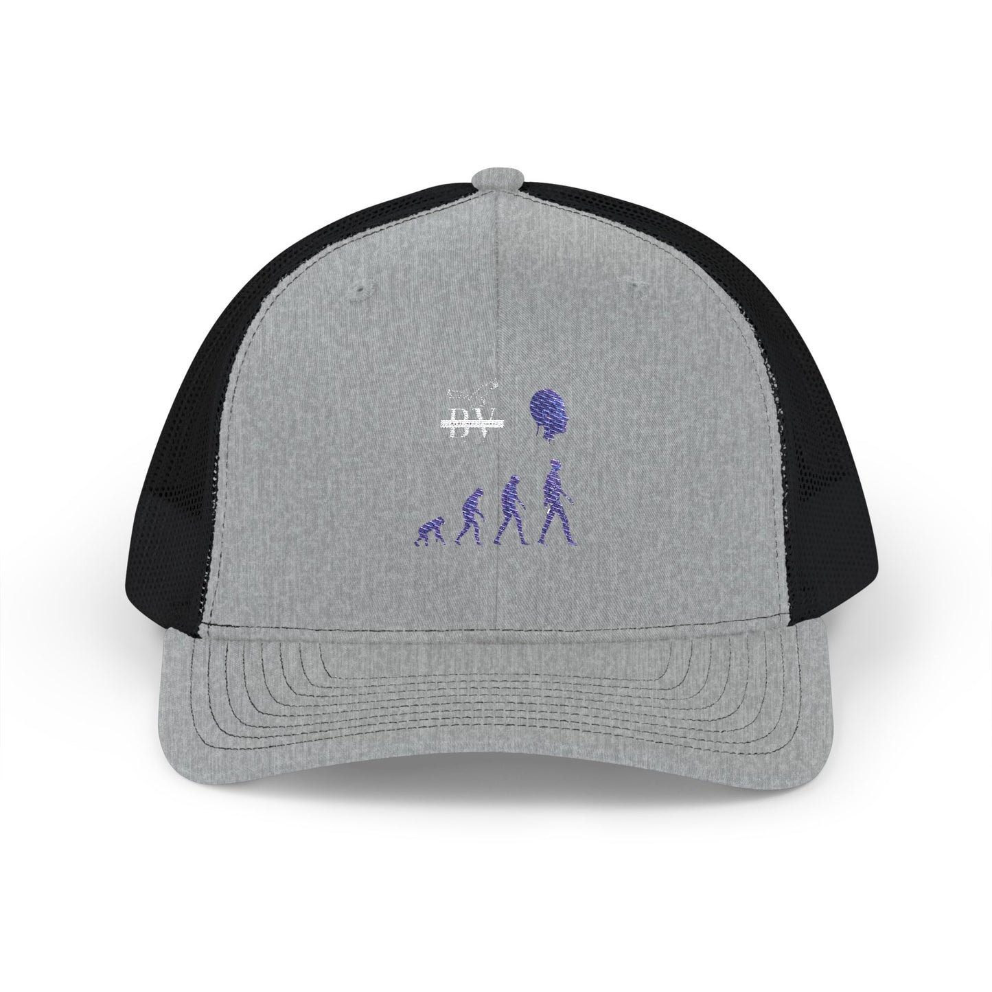 Evolutionary Snapback Trucker Cap, Dad Hat, Gift for Outdoors, Unique Cap, Casual Style, Trendy Headwear, Adjustable Cap