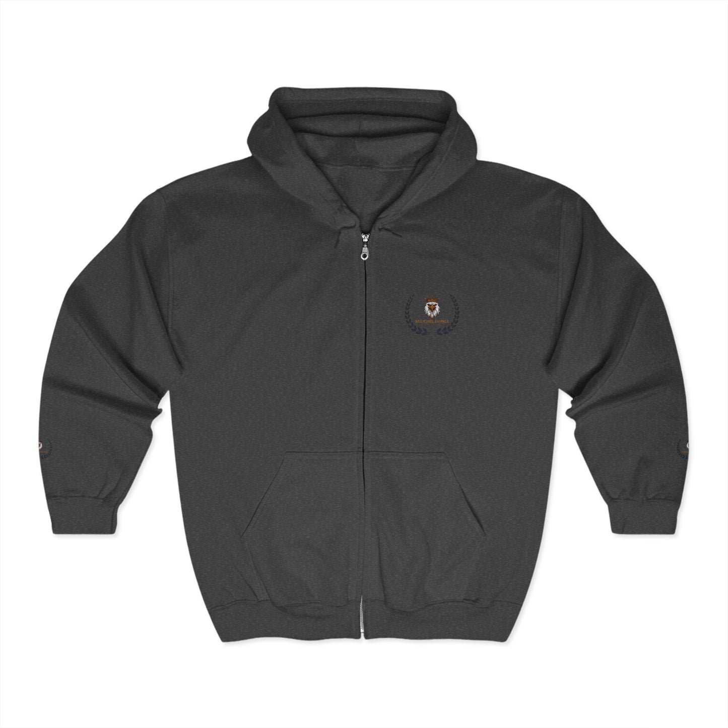 Unisex Full Zip Hooded Sweatshirt with Bold Design - Casual, Cozy, and Stylish for Everyday Wear, Perfect for Gifts, Festivals
