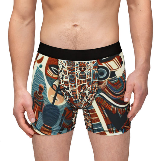 Colorful Men's Boxers, Unique Art Print Boxers, Comfortable Everyday Underwear, Gift for Him, Funny Boxer Shorts, AOP Print Boxers