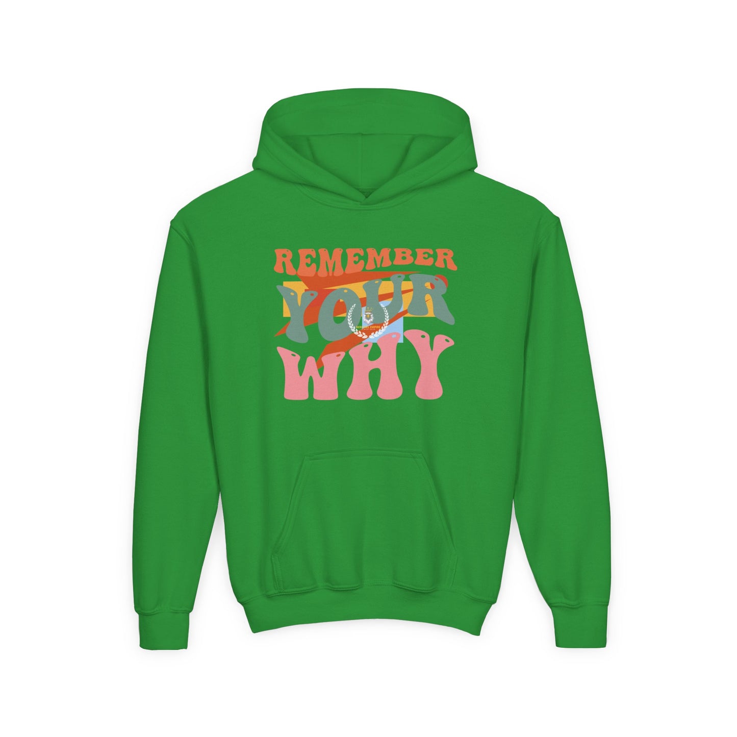 Youth Heavy Blend Hooded Sweatshirt - "Remember Your Why" Inspirational Hoodie, Motivational Gift for Kids, Cozy, Stylish, Perfect for [...]