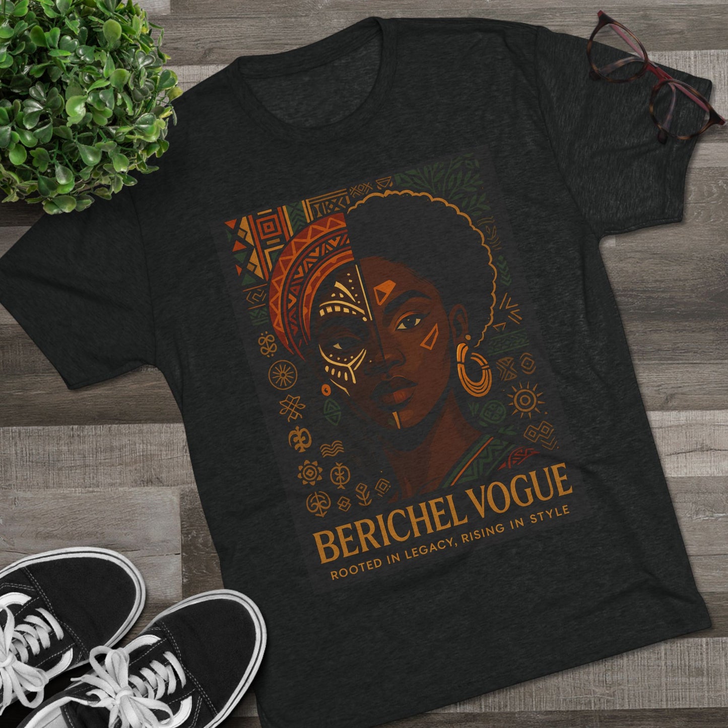 Rooted in Legacy Unisex Tee, Bohemian T-Shirt, Cultural Apparel, Gift for Heritage Lovers, Statement Fashion