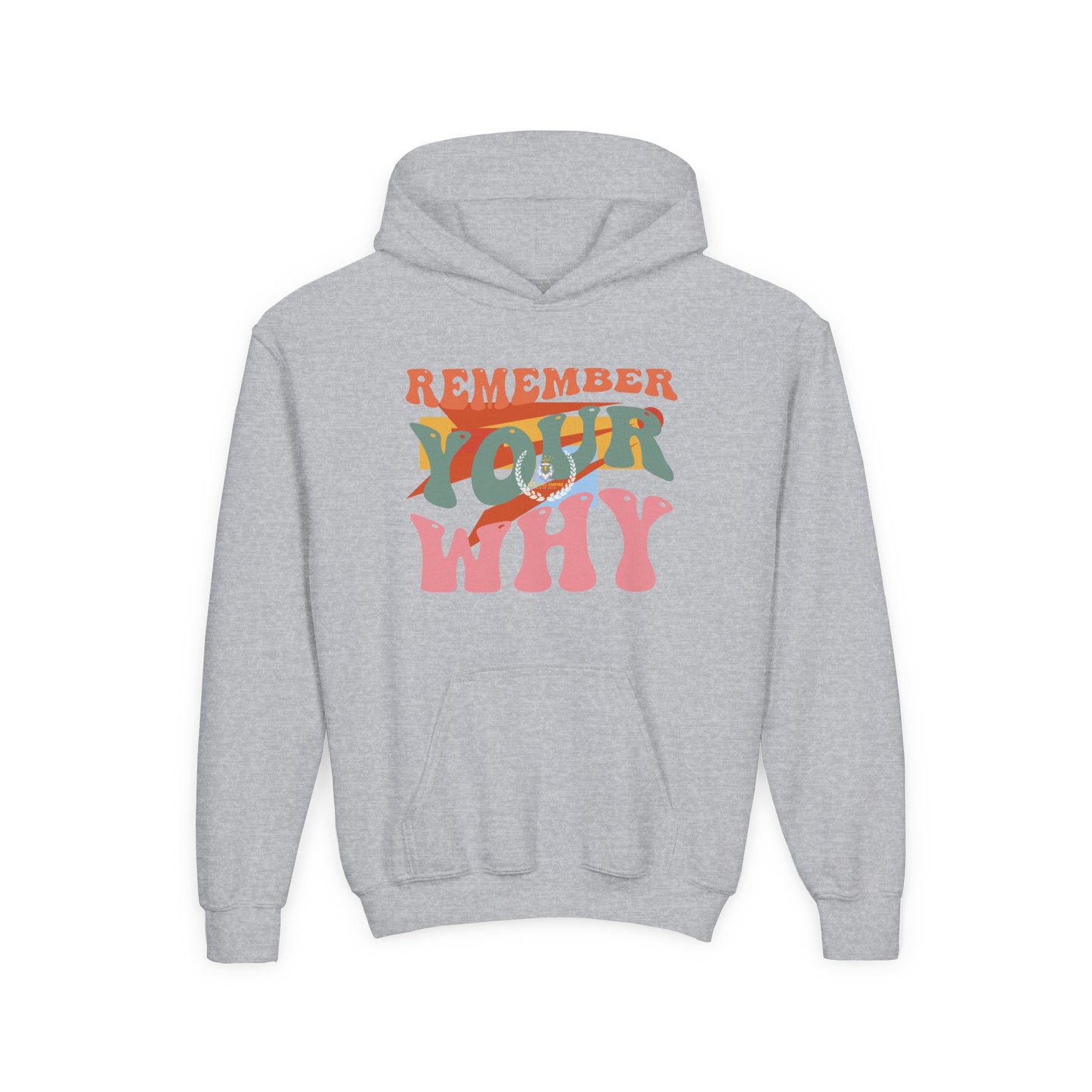Youth Heavy Blend Hooded Sweatshirt - "Remember Your Why" Inspirational Hoodie, Motivational Gift for Kids, Cozy, Stylish, Perfect for [...]