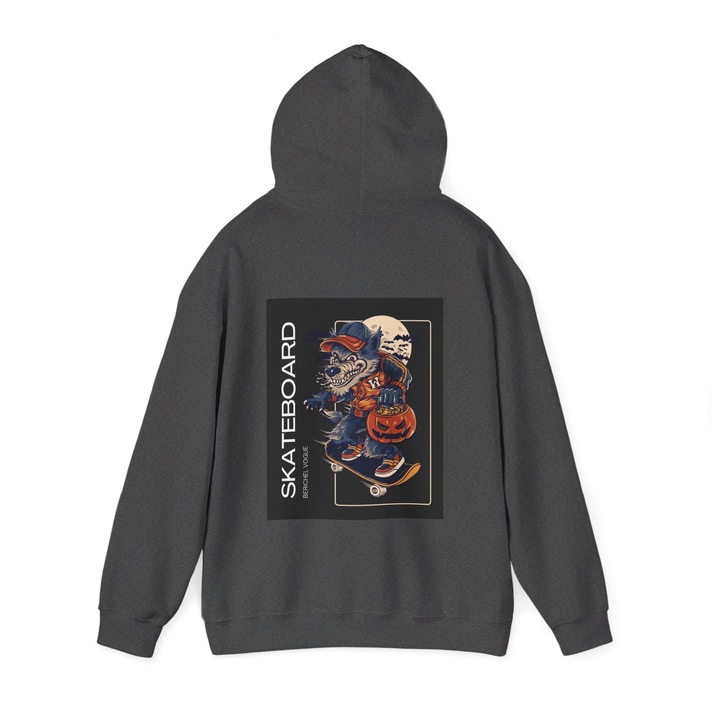 BeRichEl Vogue's Skateboard Inspired Unisex Heavy Blend Hoodie, Cozy Urban Sweatshirt, Great for Skate Lovers or Casual Wear, Ideal for Birthdays, [...]