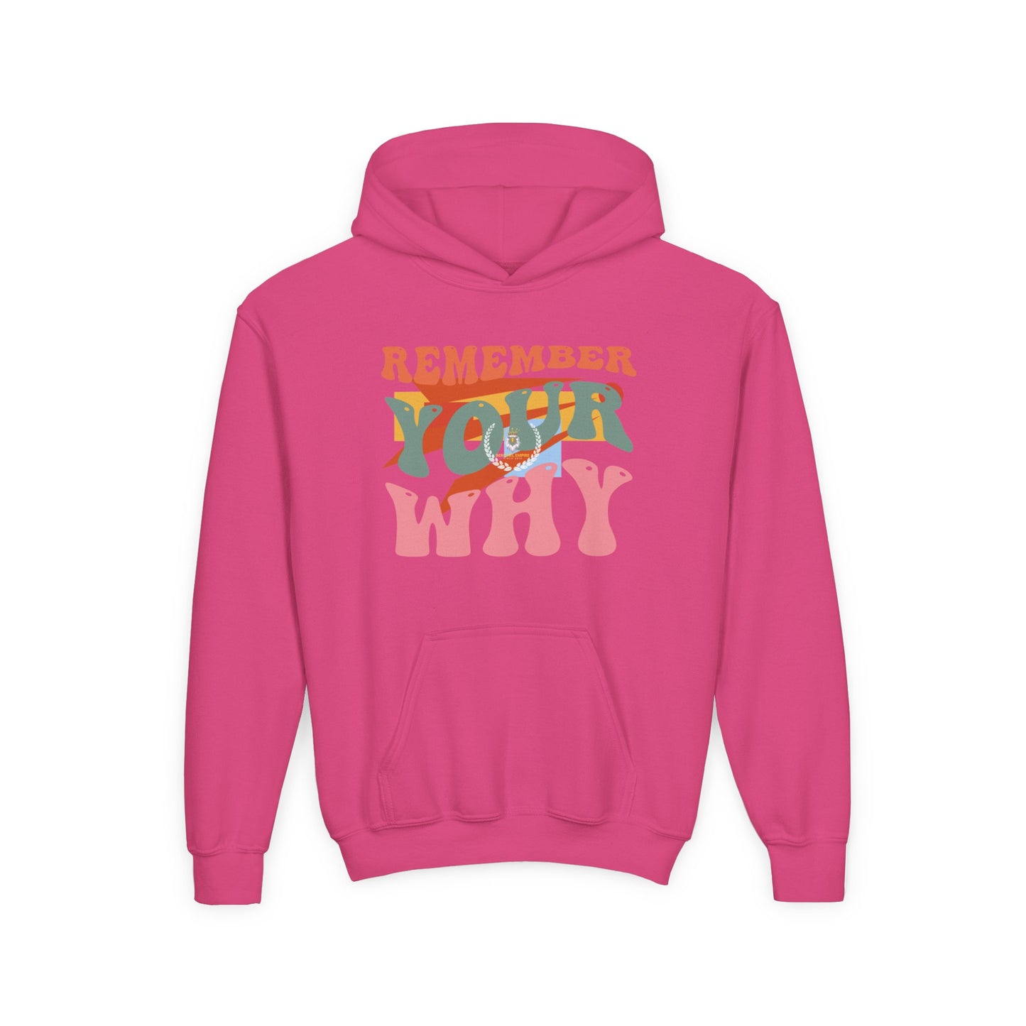 Youth Heavy Blend Hooded Sweatshirt - "Remember Your Why" Inspirational Hoodie, Motivational Gift for Kids, Cozy, Stylish, Perfect for [...]