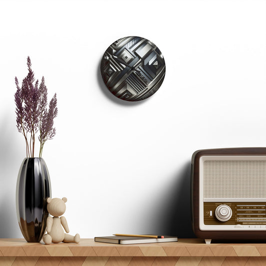 Modern Geometric Acrylic Wall Clock | Minimalist Home Decor, Unique Gift for Design Lovers, Stylish Wall Art, Timelessly Elegant Timepiece