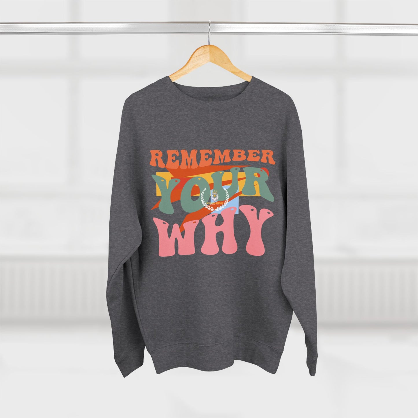 Motivational Unisex Crewneck Sweatshirt - Remember Your Why, Cozy Sweatshirt, Inspirational Gift, Casual Apparel, Perfect for Gift [...]