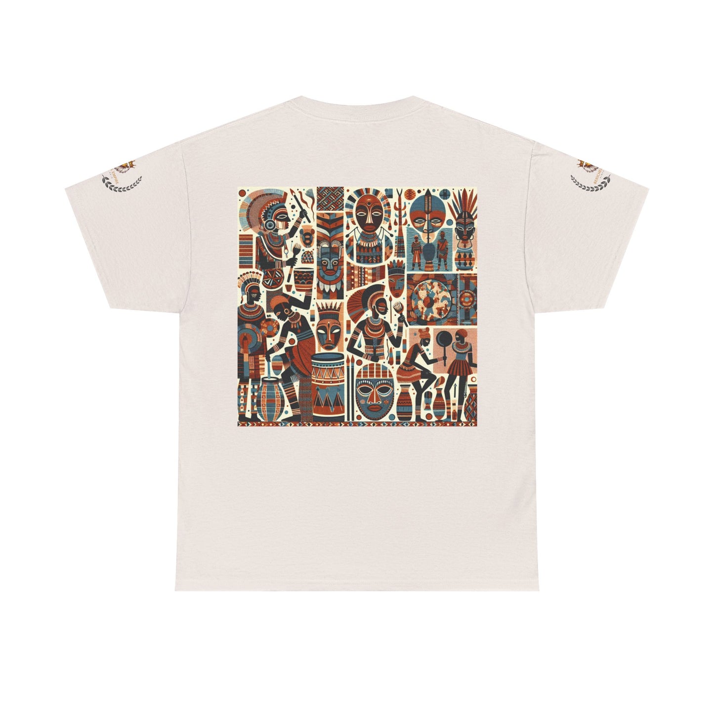 Cultural Art Unisex Tee, Vibrant Graphic T-Shirt for Art Lovers, Unique Cotton Top for Gift, Casual Wear, Festival Apparel