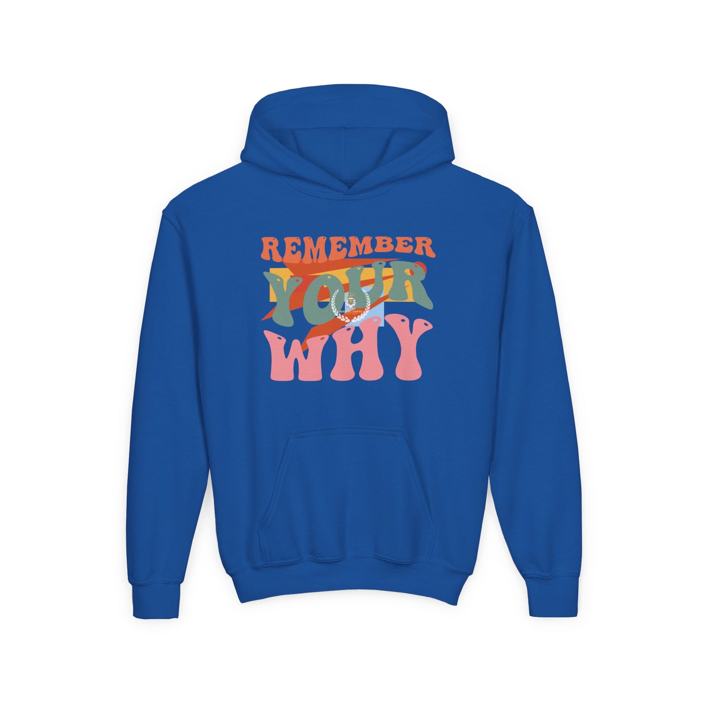Youth Heavy Blend Hooded Sweatshirt - "Remember Your Why" Inspirational Hoodie, Motivational Gift for Kids, Cozy, Stylish, Perfect for [...]